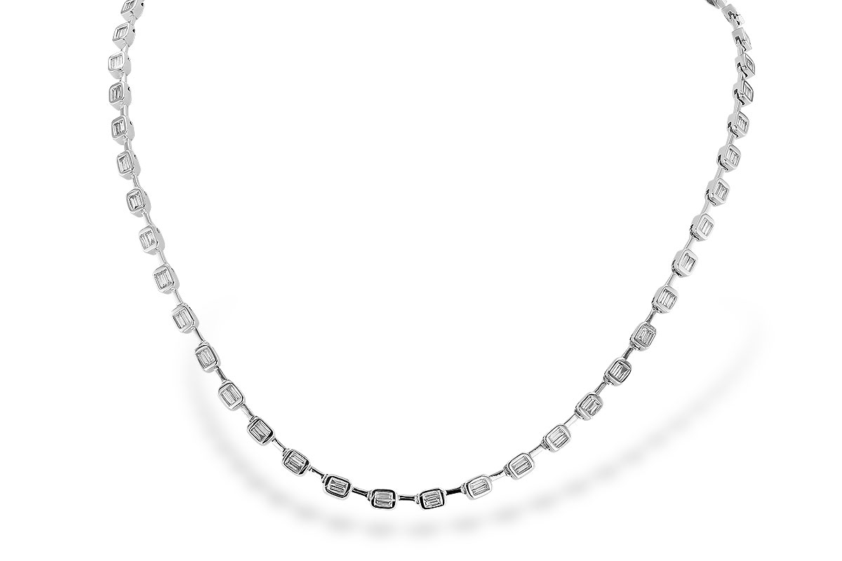 B319-77679: NECKLACE 2.05 TW BAGUETTES (17 INCHES)