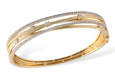 A231-54952: BANGLE BRACELET .91 TW