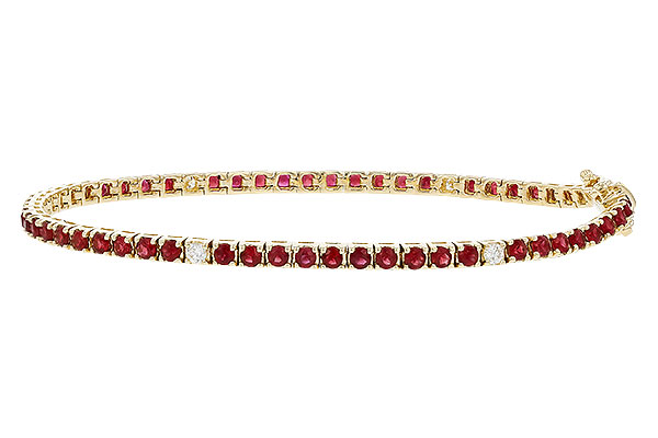 A320-64998: BRACELET 3.04 RUBY 3.29 TGW (7")