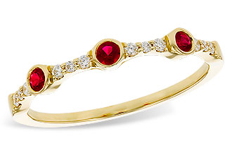 D320-66779: LDS WED RG .15 RUBY .24 TGW