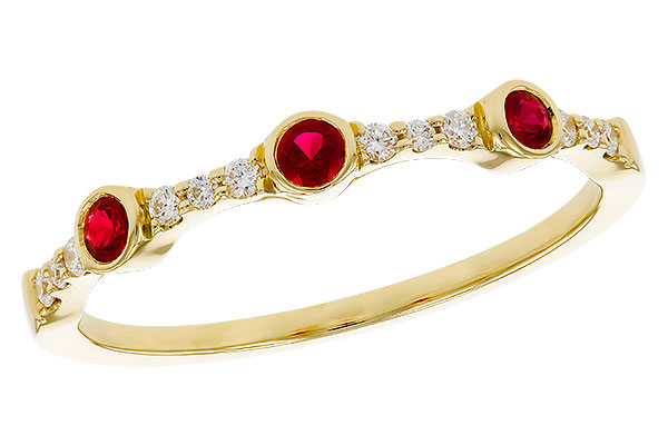 D320-66779: LDS WED RG .15 RUBY .24 TGW