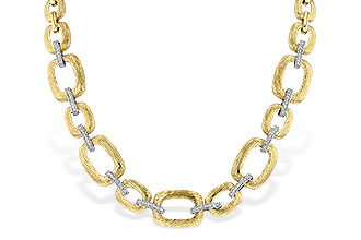E052-45897: NECKLACE .48 TW (17 INCHES)