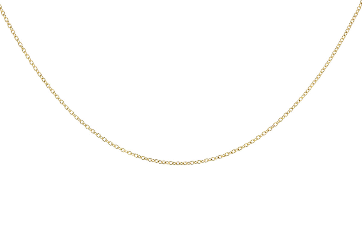 E319-79488: CABLE CHAIN (20IN, 1.3MM, 14KT, LOBSTER CLASP)