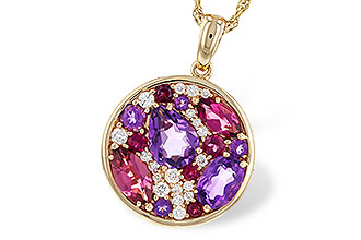 E320-70452: NECK 1.83 TW SEMI-PRECIOUS (P.TOUR, AMY) 2.00 TGW