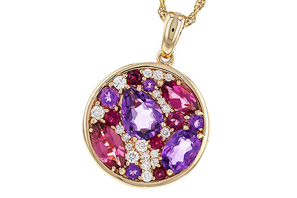 E320-70452: NECK 1.83 TW SEMI-PRECIOUS (P.TOUR, AMY) 2.00 TGW