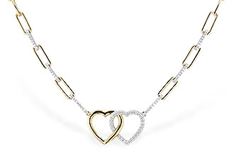 F319-76734: NECKLACE .52 TW
