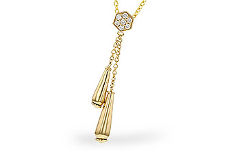 F320-64961: NECKLACE .11 TW