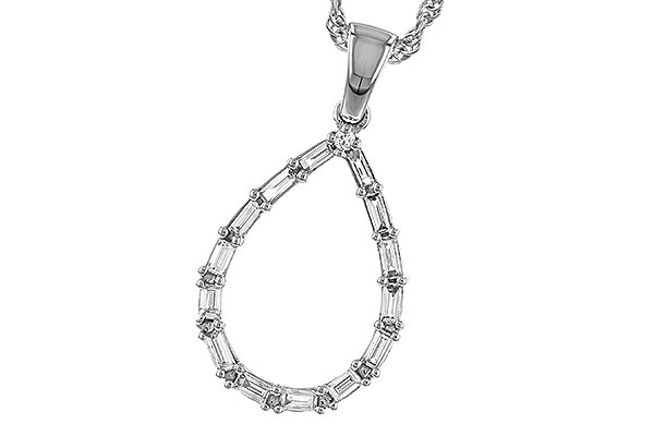 F320-69479: NECKLACE .27 BAG .28 TW