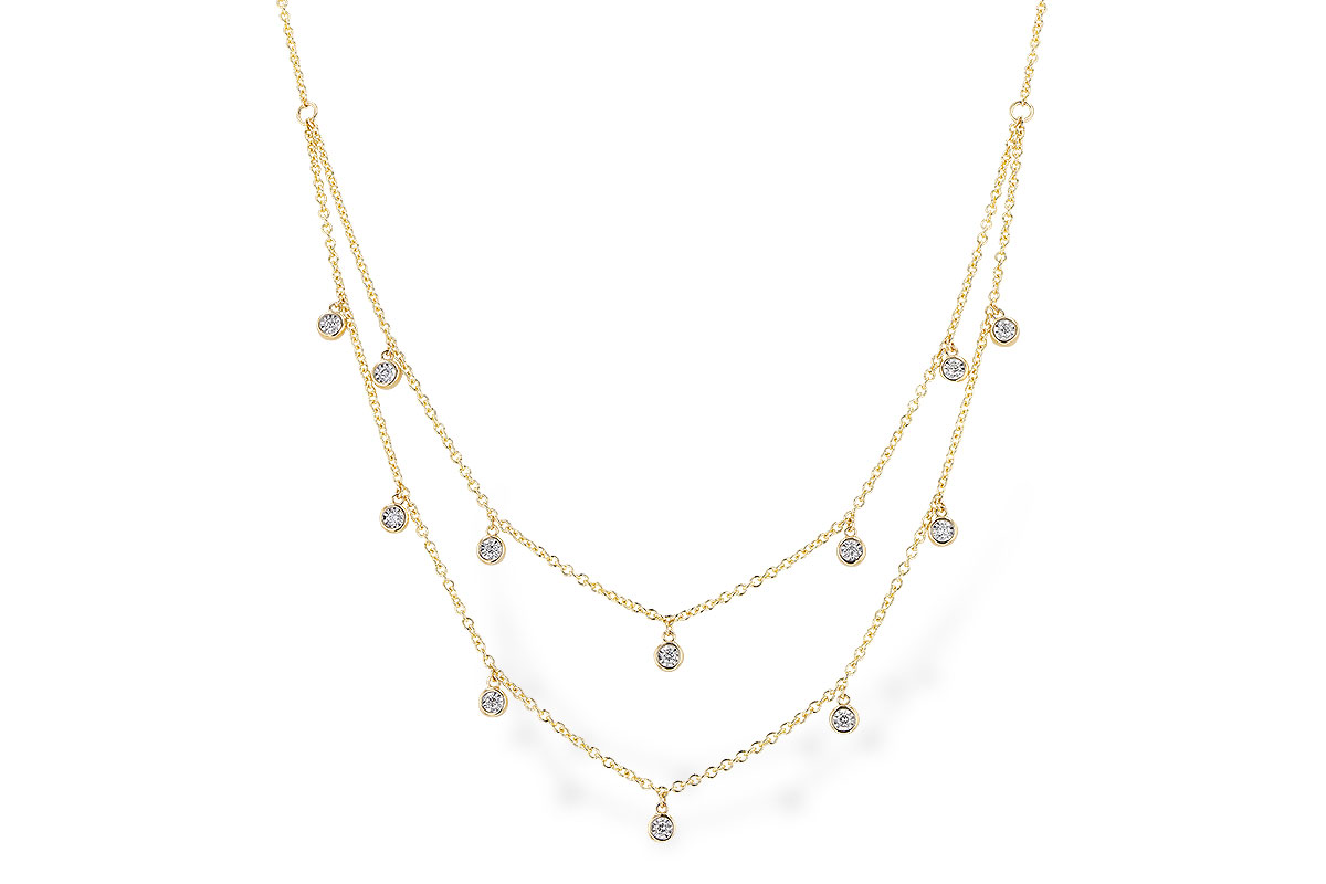 G319-74079: NECKLACE .22 TW (18 INCHES)
