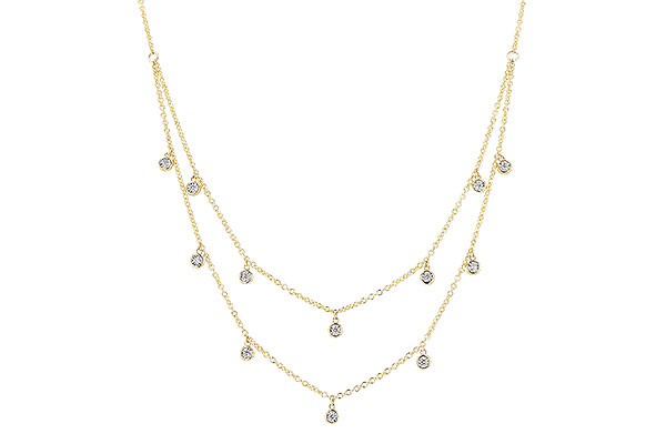 G319-74079: NECKLACE .22 TW (18 INCHES)