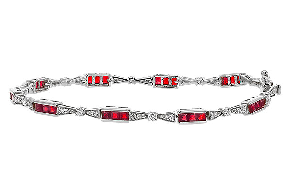 G320-69497: BRACELET 2.05 RUBY 2.70 TGW (7")