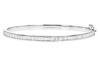 H319-74079: BANGLE 1.02 TW BAGUETTE DIAMONDS