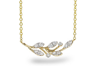 H320-66733: NECKLACE .32 TW (18")