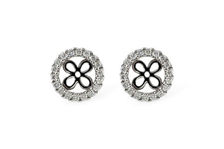L233-40388: EARRING JACKETS .30 TW (FOR 1.50-2.00 CT TW STUDS)